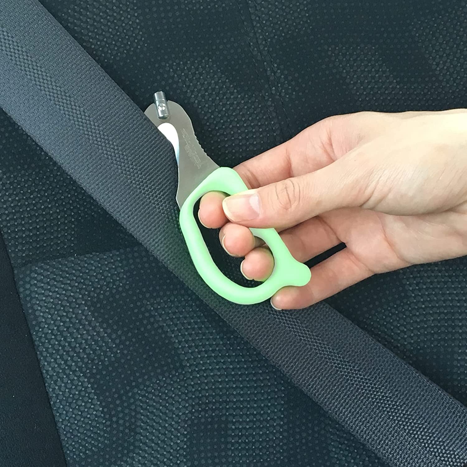 Supervizor XT Auto Emergency Rescue Escape Tool - Seatbelt Cutter & Window Glass Breaker Hammer Survival - Mounts Right to Your Sun-Visor! Pack of 2