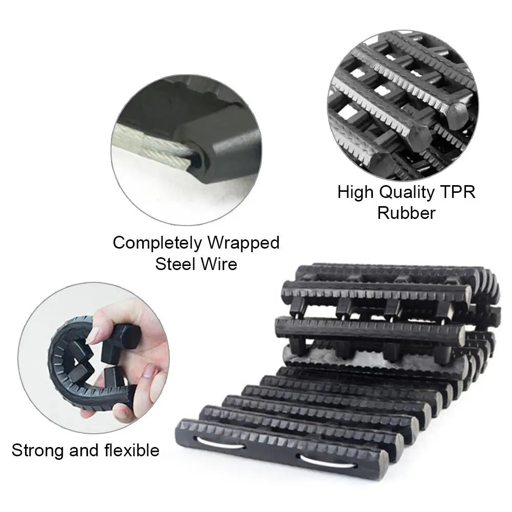 Ultimate Car Traction Mat: Portable Emergency Tire Ladder for Off-Road Adventures