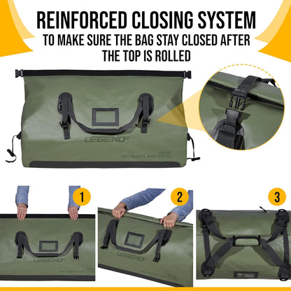 80L Waterproof Duffel Bag 